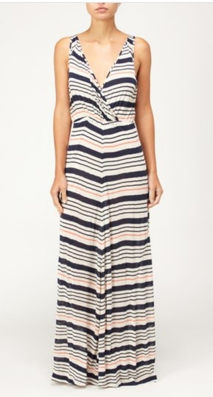 Quicksilver QSW Inlet Stripe Maxi Dress Size Women's Medium - Picture 1 of 11